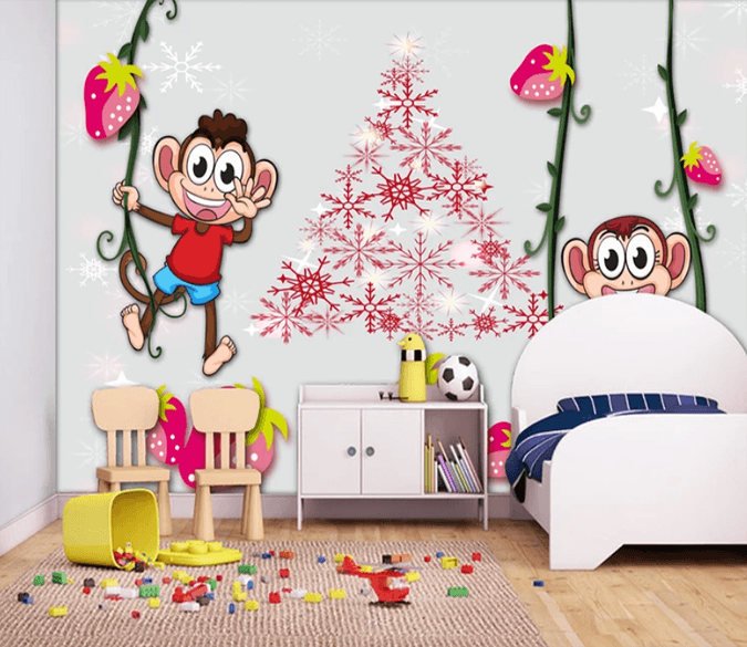 3D Cute Monkey 835 Wallpaper AJ Wallpaper 2 