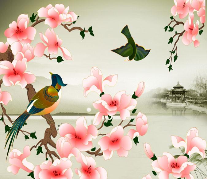 Birds And Flowers 1 Wallpaper AJ Wallpaper 1 