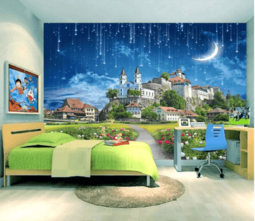 3D Castle Garden 243 Wallpaper AJ Wallpaper 