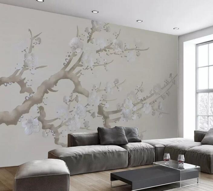 3D Branch Flower 951 Wall Murals Wallpaper AJ Wallpaper 2 