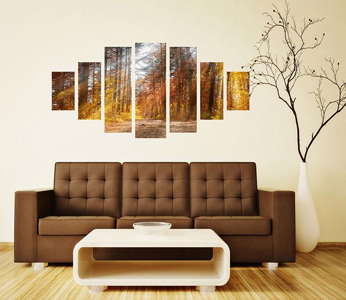 3D Falling Sunshine 184 Unframed Print Wallpaper Wallpaper AJ Wallpaper 