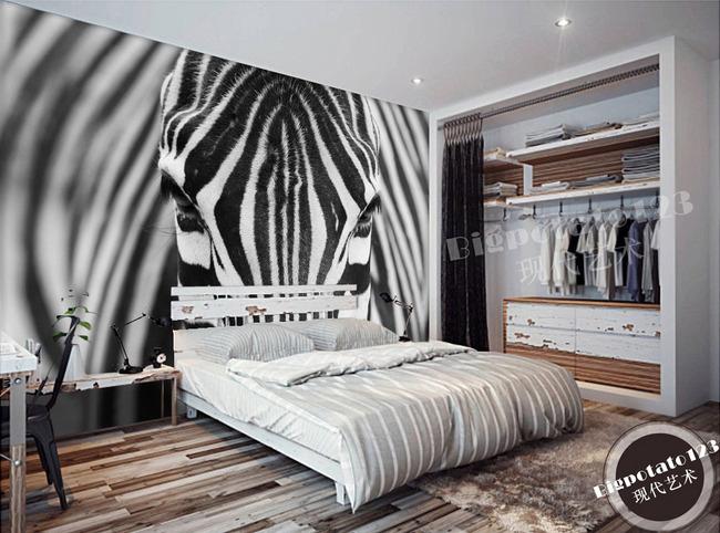 3D Zebra 384 Wall Murals Wallpaper AJ Wallpaper 2 