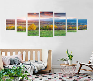 3D Sunshine Field 148 Unframed Print Wallpaper Wallpaper AJ Wallpaper 