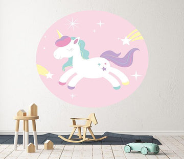 3D Pentagram Unicorn 149 Wall Stickers Wallpaper AJ Wallpaper 