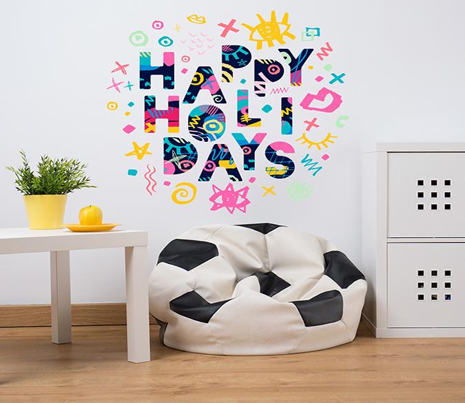 3D Cartoon Letter 078 Wall Stickers Wallpaper AJ Wallpaper 