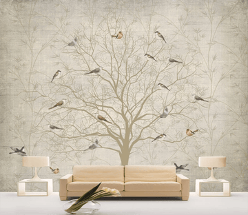 3D Tree Bird Staying 739 Wallpaper AJ Wallpaper 2 