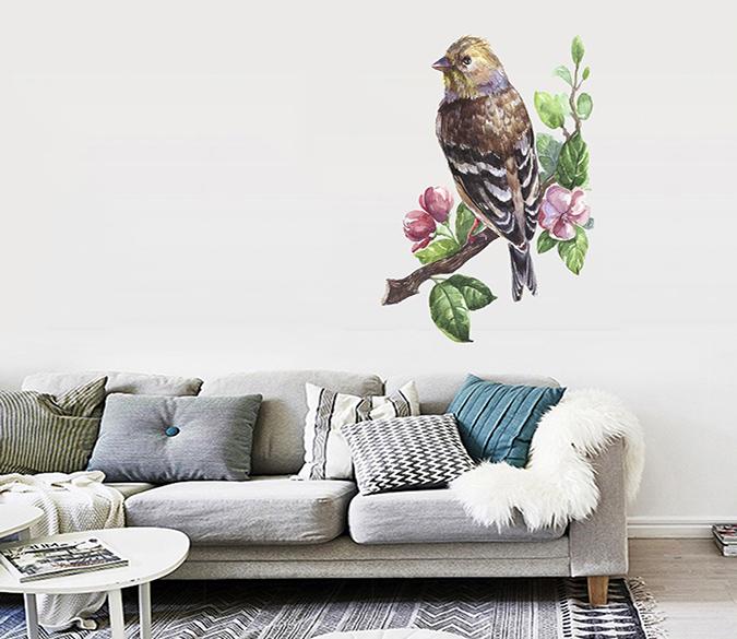 3D Bird Branch 209 Wall Stickers Wallpaper AJ Wallpaper 