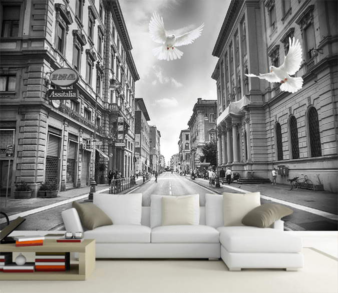 3D Street Pigeon 451 Wallpaper AJ Wallpaper 