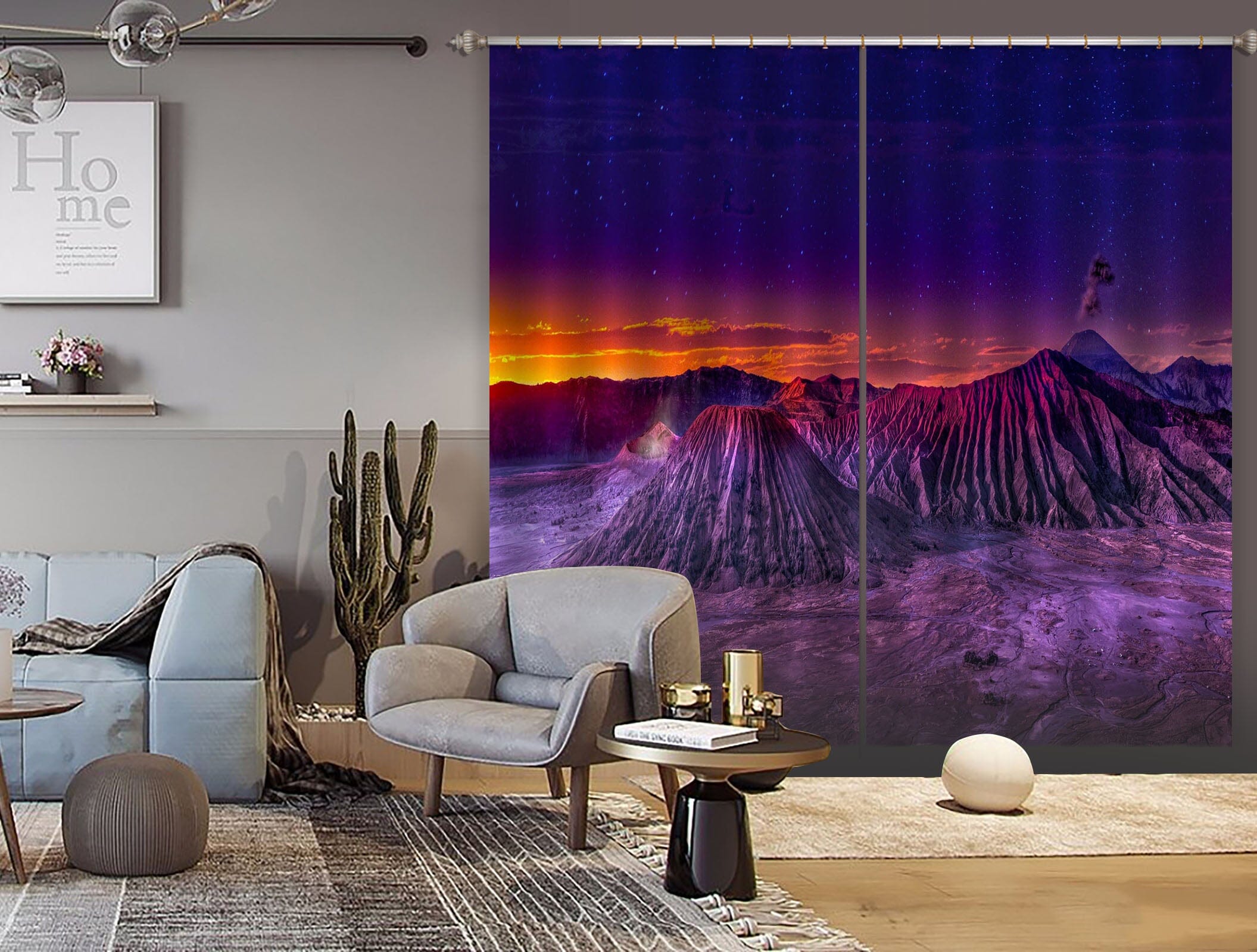 3D Mountains 141 Marco Carmassi Curtain Curtains Drapes Curtains AJ Creativity Home 