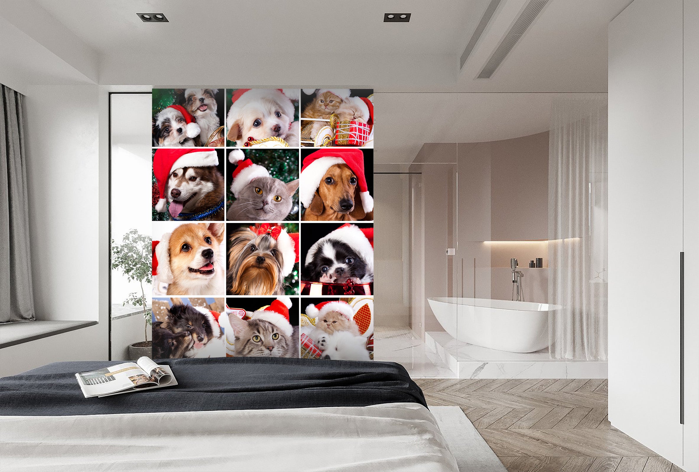 3D Puppy Kitten 147 Wall Murals