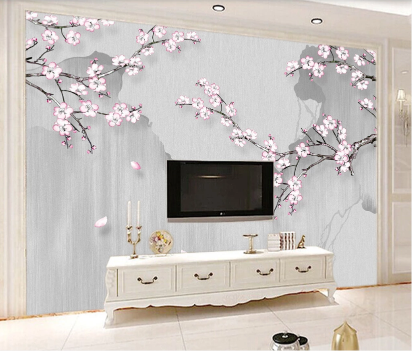 3D Plum Blossom WC1109 Wall Murals