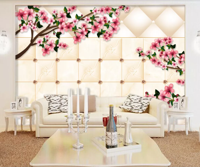 3D Plum Tree Branch WC821 Wall Murals