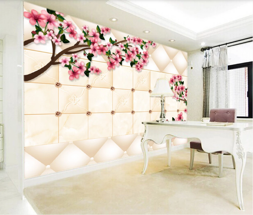 3D Plum Tree Branch WC821 Wall Murals