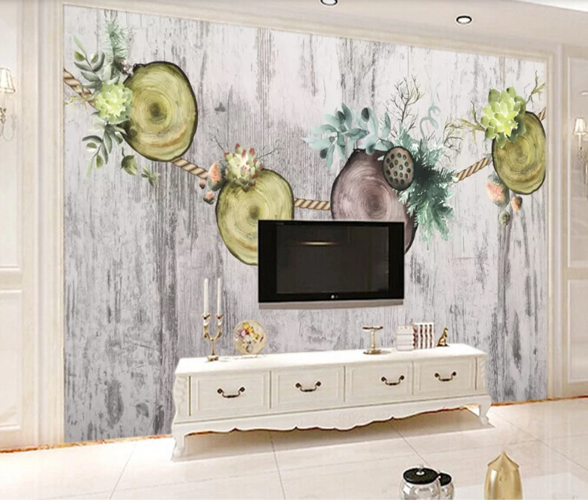 3D Grass Decoration WC562 Wall Murals