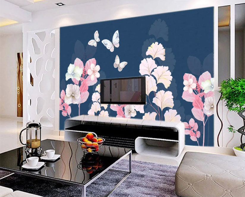 3D Butterfly Flying WC372 Wall Murals