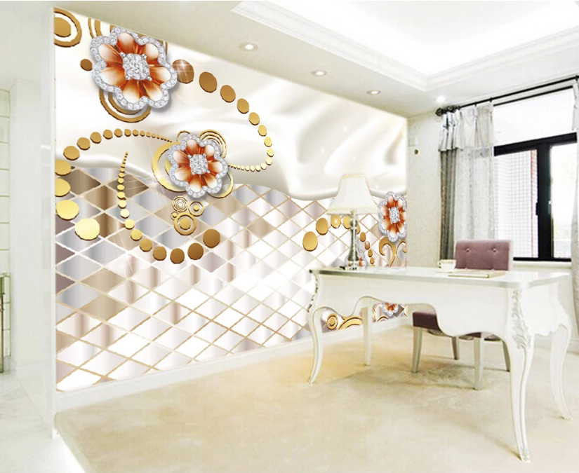 3D Big Diamond WC347 Wall Murals