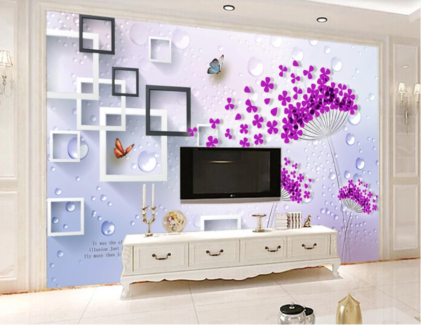 3D Petal Butterfly WC277 Wall Murals