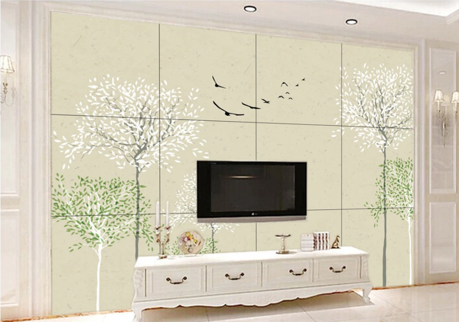 3D Wild Goose Tree WC262 Wall Murals