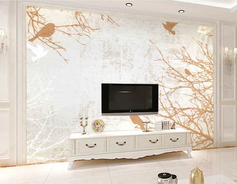 3D Bird Shadow WC145 Wall Murals