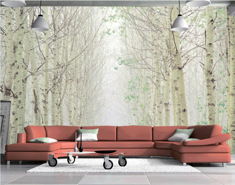 3D Spring Forest WC112 Wall Murals