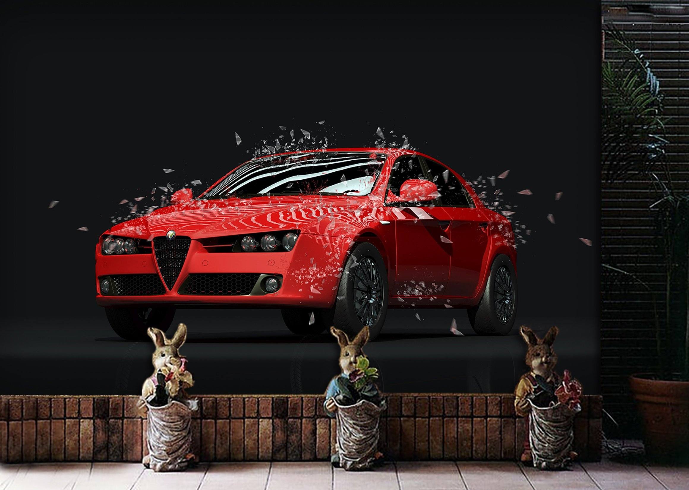 3D Car 937 Vehicle Wall Murals Wallpaper AJ Wallpaper 2 