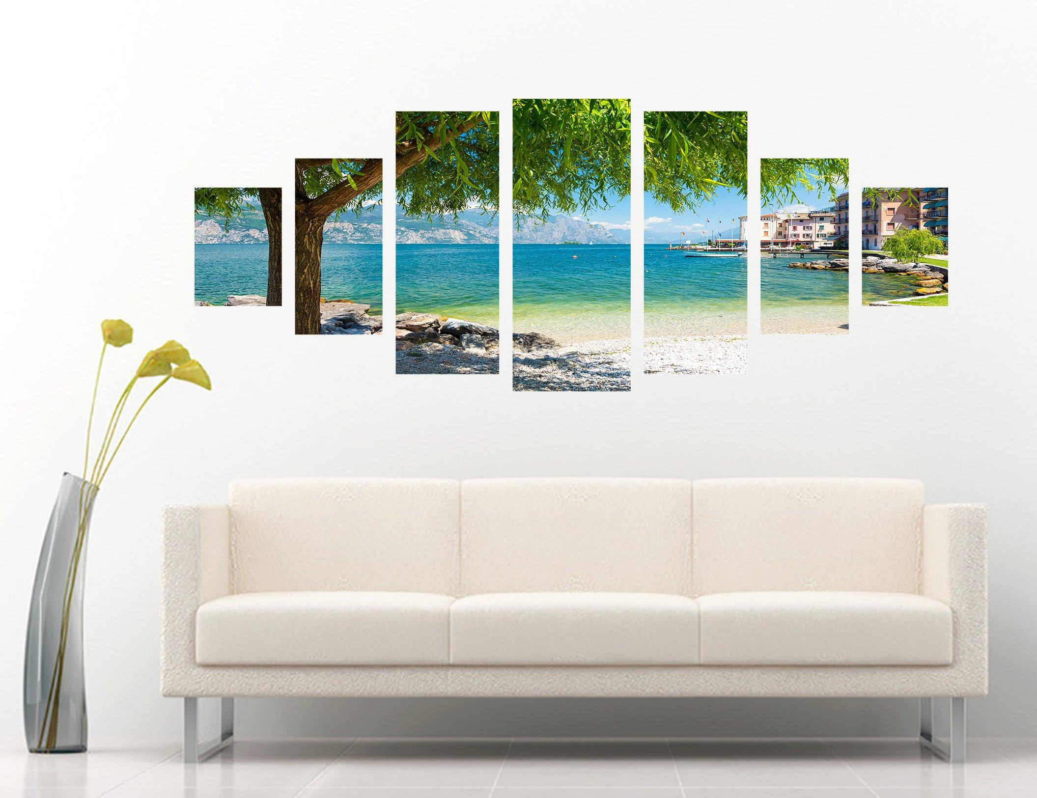 3D Calm Sea 053 Unframed Print Wallpaper Wallpaper AJ Wallpaper 