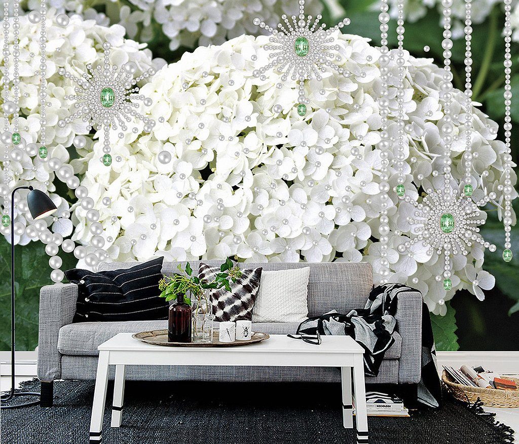 3D Flower Cluster 341 Wall Murals Wallpaper AJ Wallpaper 2 