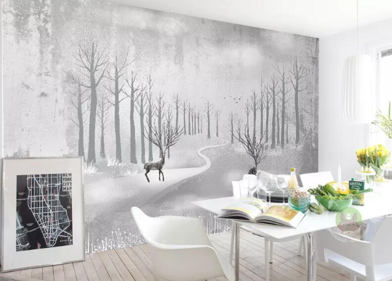 3D Forest 1205 Wall Murals Wallpaper AJ Wallpaper 2 