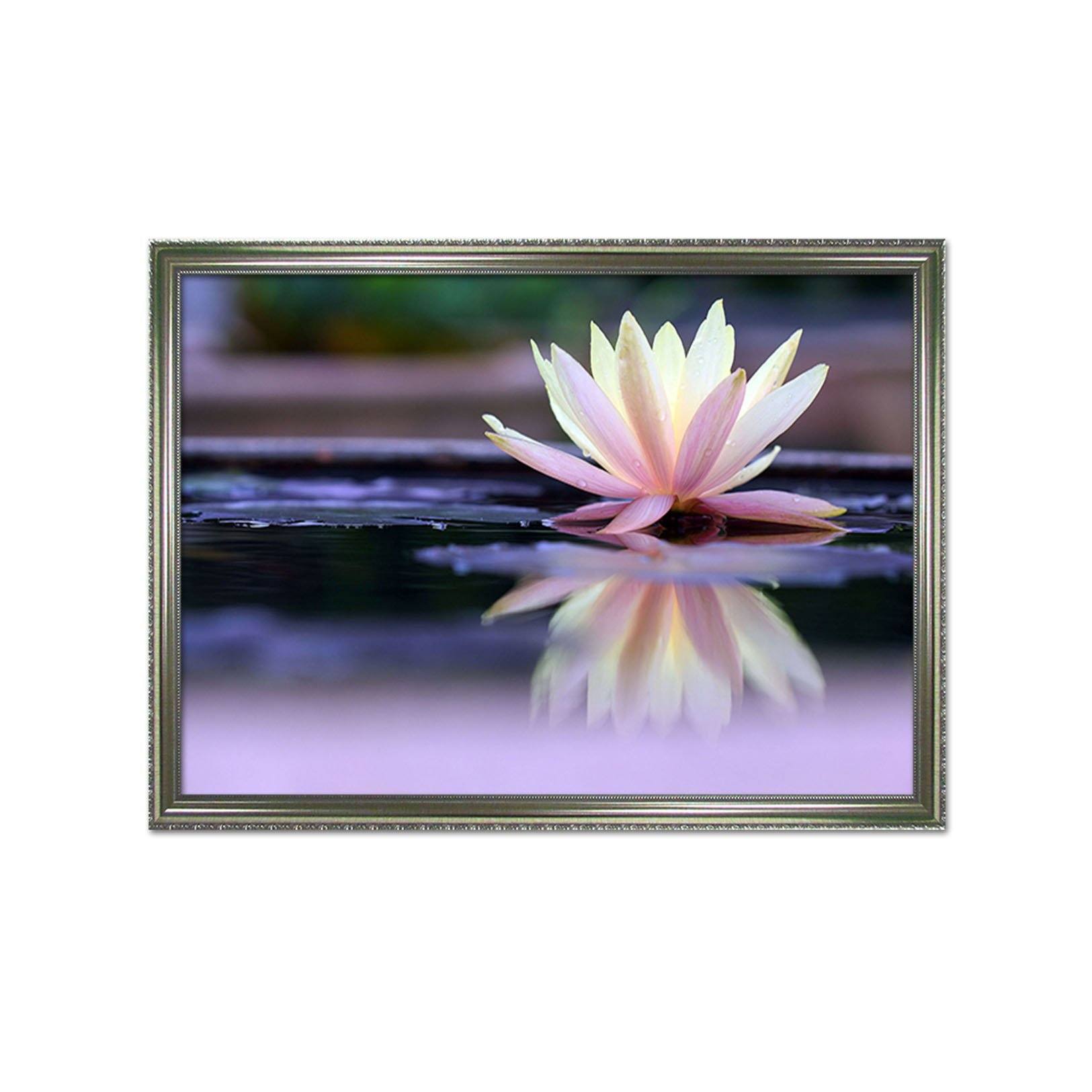 3D Lotus Beautiful 173 Fake Framed Print Painting Wallpaper AJ Creativity Home 