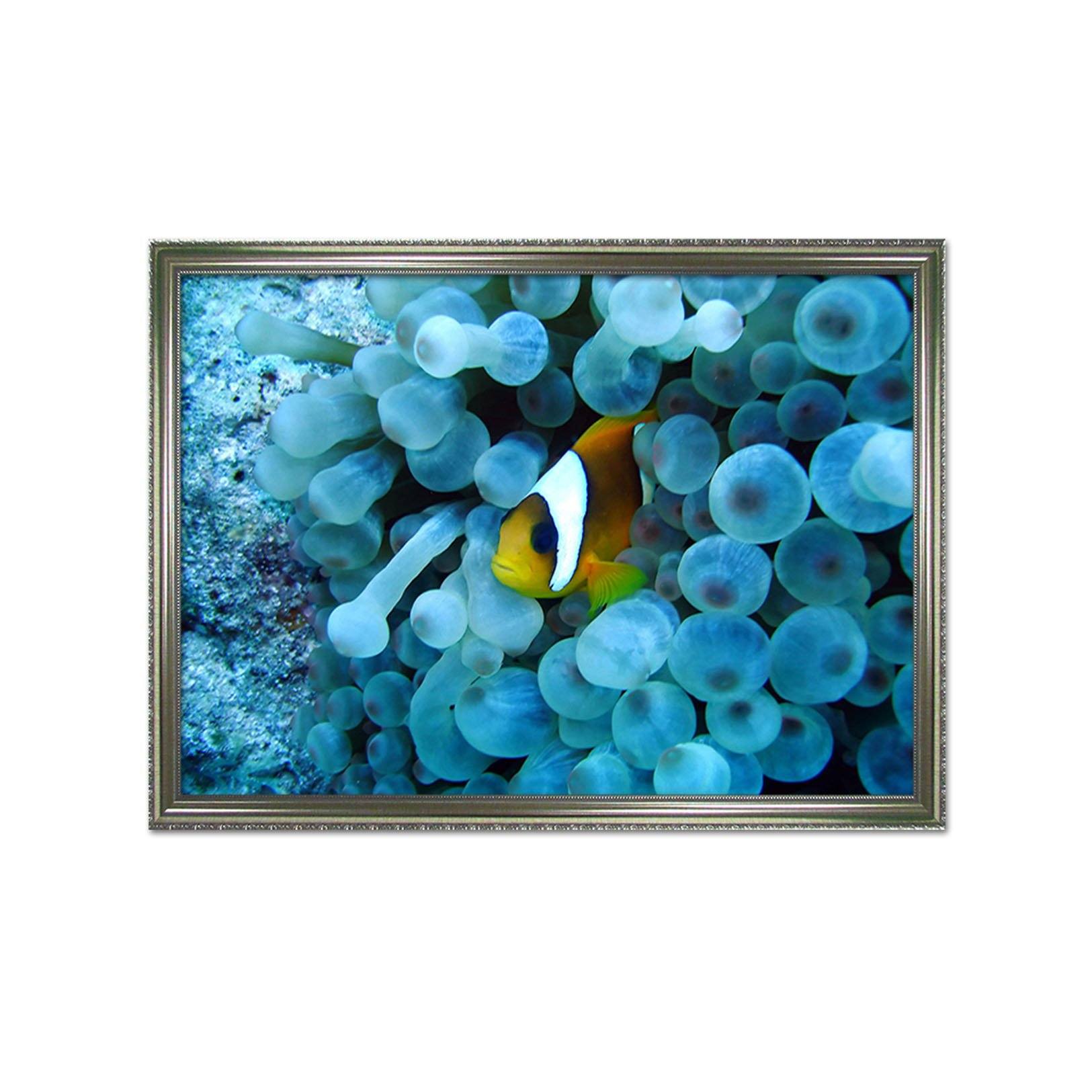 3D Submarine Fish 053 Fake Framed Print Painting Wallpaper AJ Creativity Home 