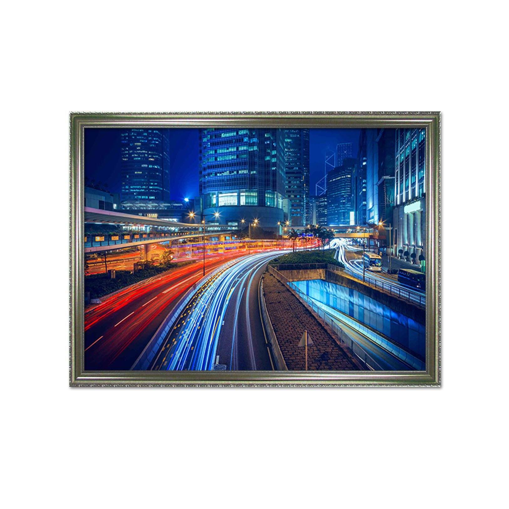 3D Highway Fast 156 Fake Framed Print Painting Wallpaper AJ Creativity Home 