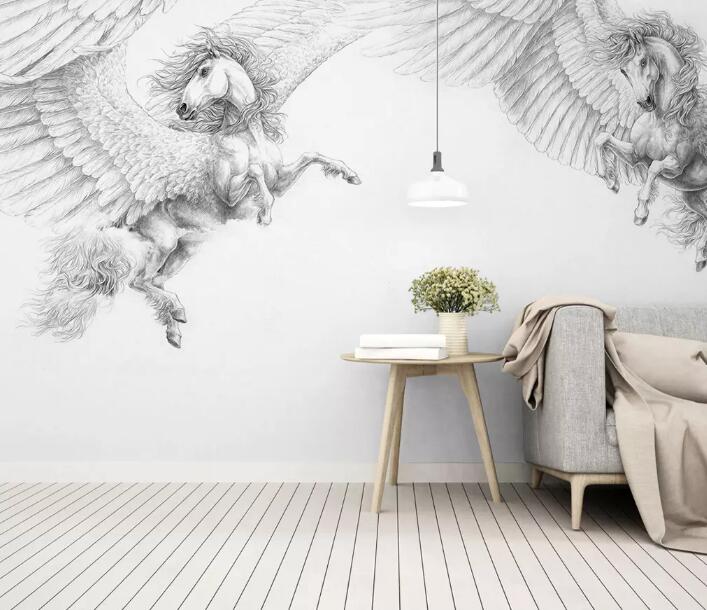 3D Pegasus 301 Wall Murals Wallpaper AJ Wallpaper 2 