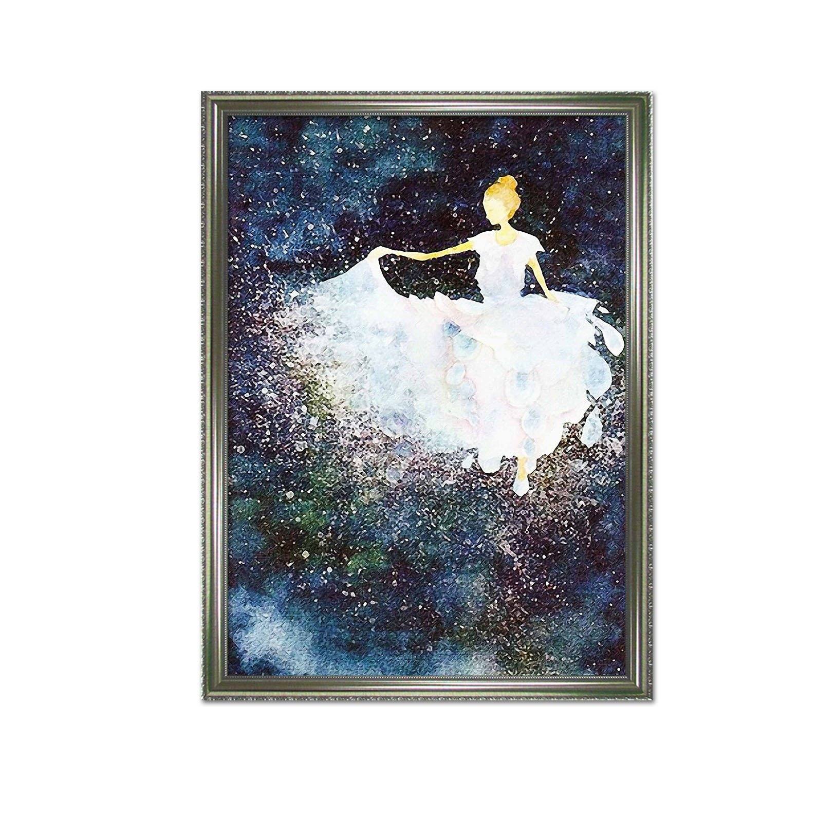 3D Little Princess 089 Fake Framed Print Painting Wallpaper AJ Creativity Home 