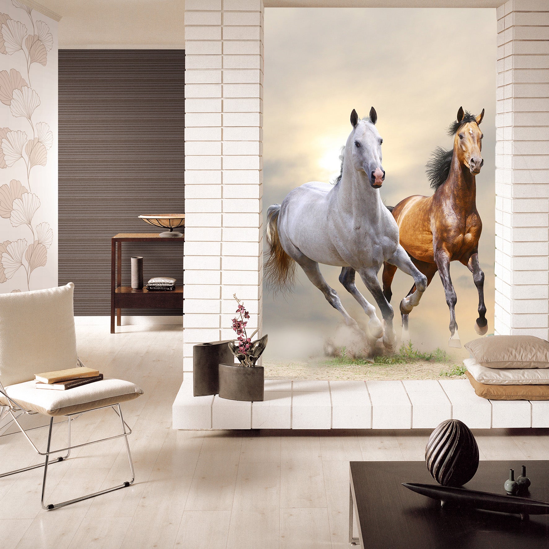 3D Mustang 128 Wall Murals