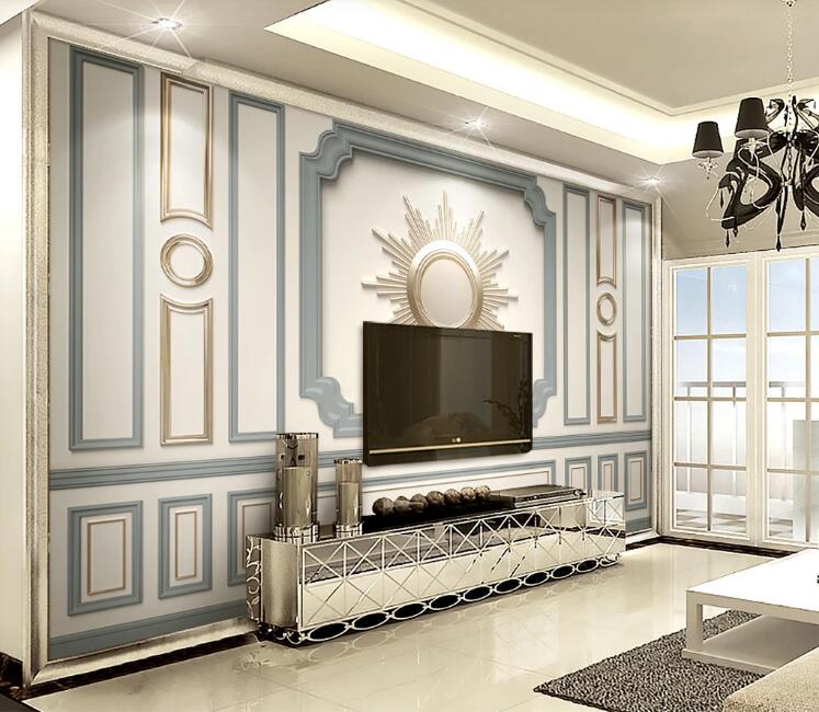 3D Abstract Sun WC219 Wall Murals