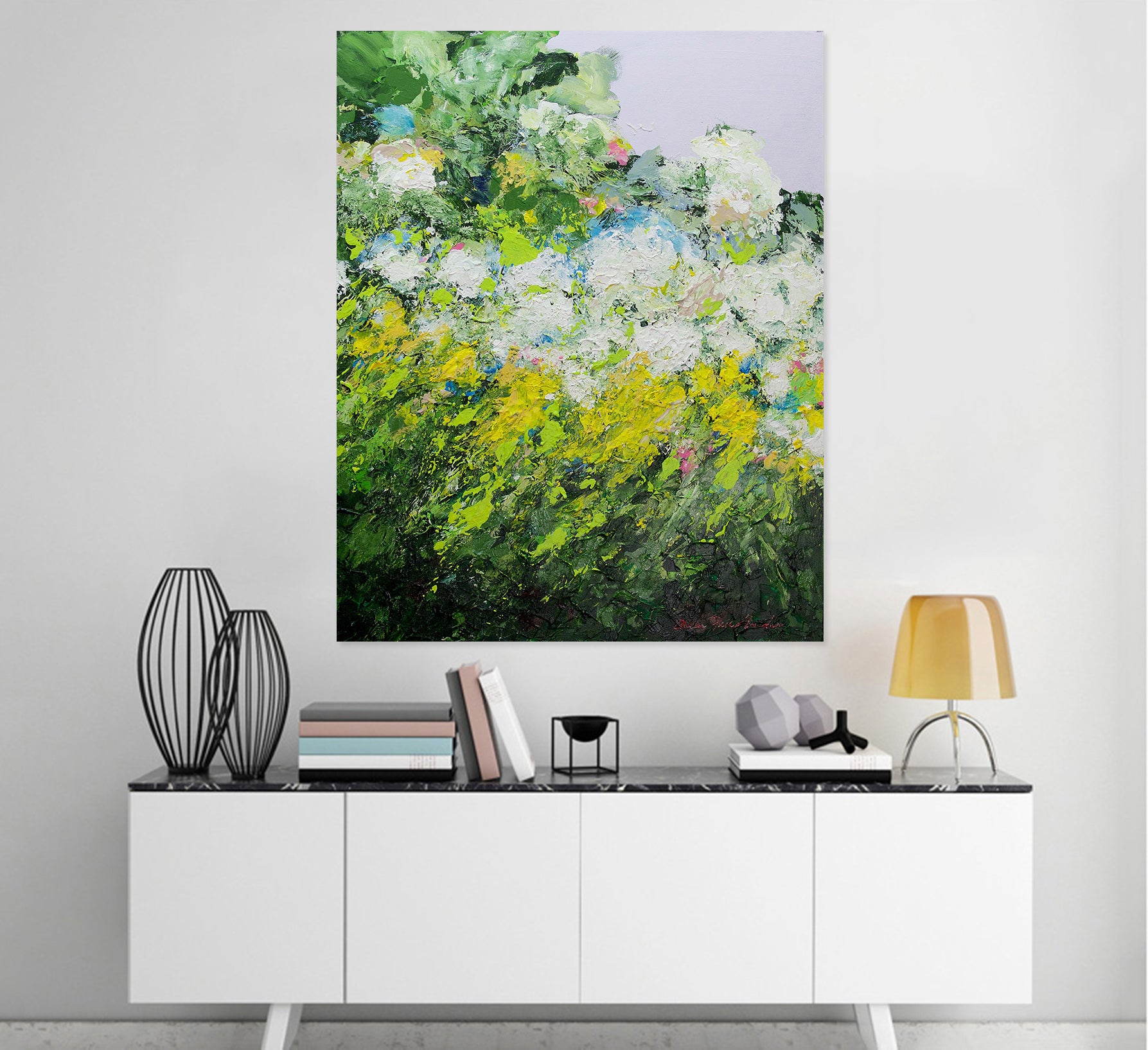 3D Flower Field 294 Allan P. Friedlander Wall Sticker