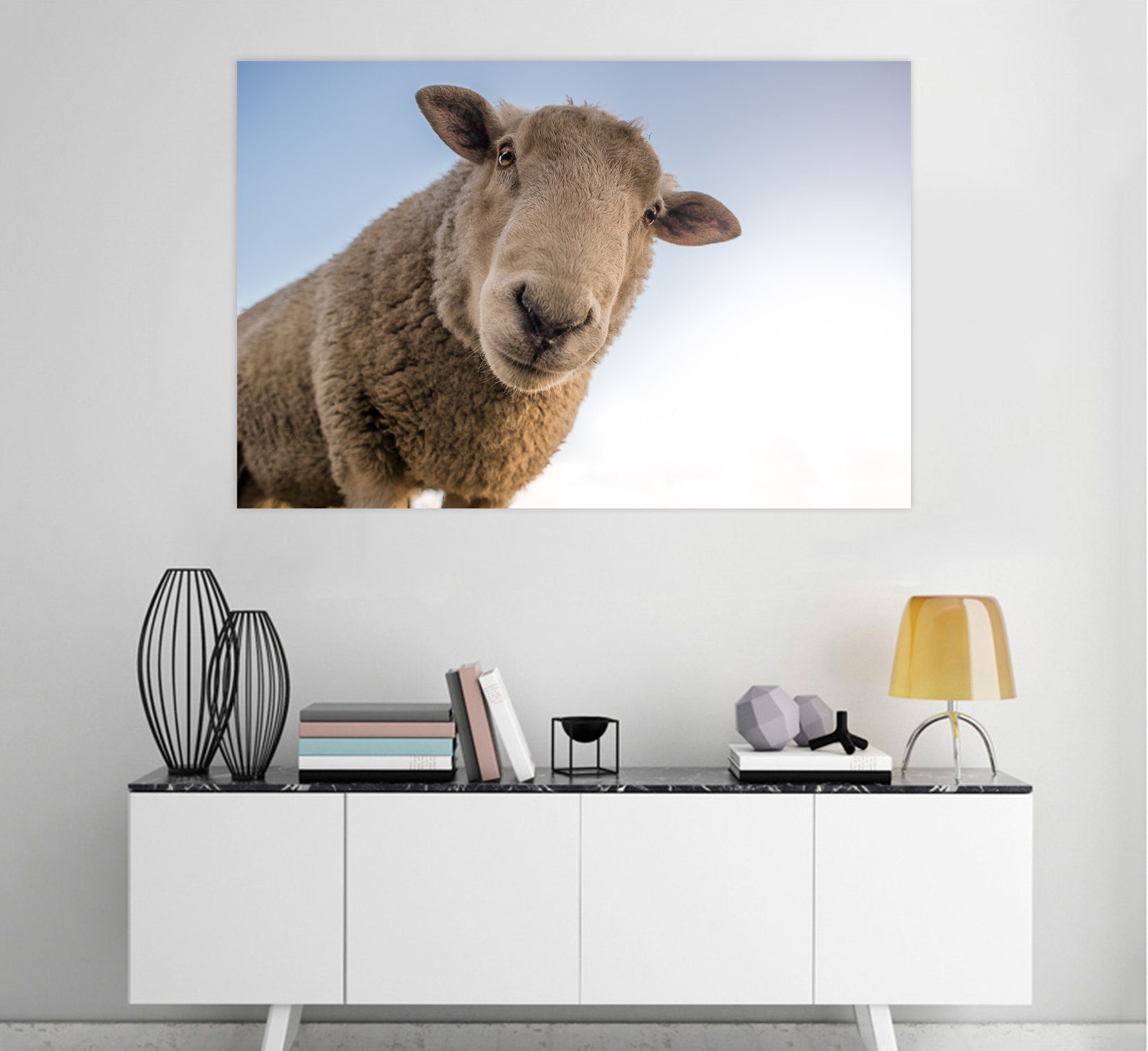 3D Sheep 112 Animal Wall Stickers Wallpaper AJ Wallpaper 2 