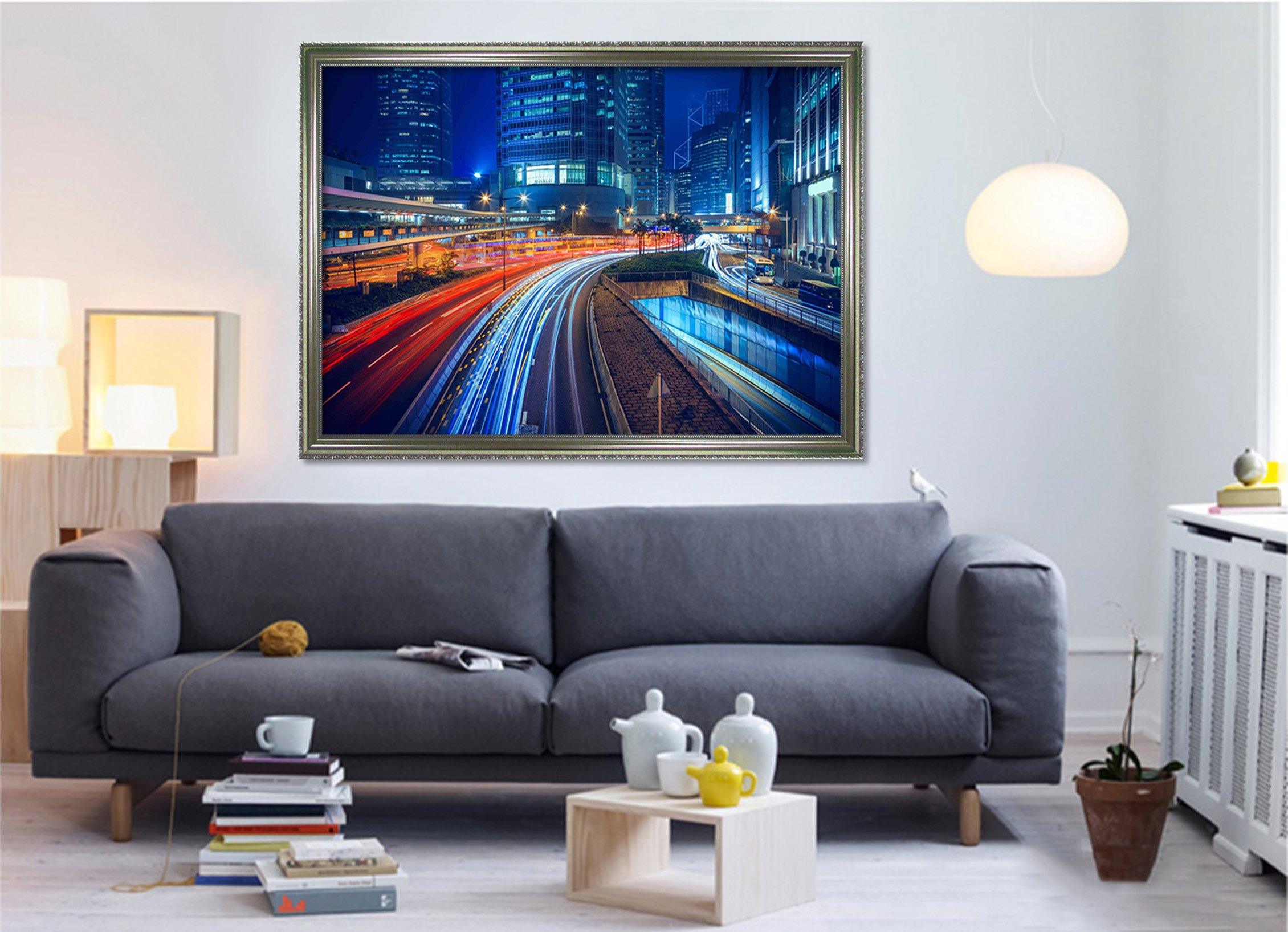 3D Highway Fast 156 Fake Framed Print Painting Wallpaper AJ Creativity Home 