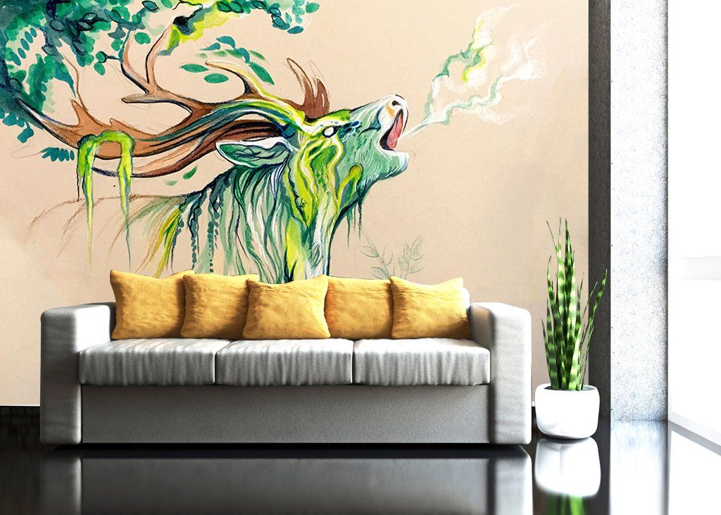 3D Elk 127 Wall Murals Wallpaper AJ Wallpaper 2 