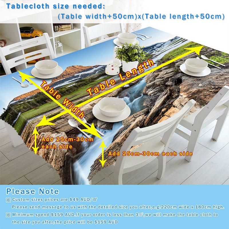 3D Ocean Head 313 Tablecloths Wallpaper AJ Wallpaper 