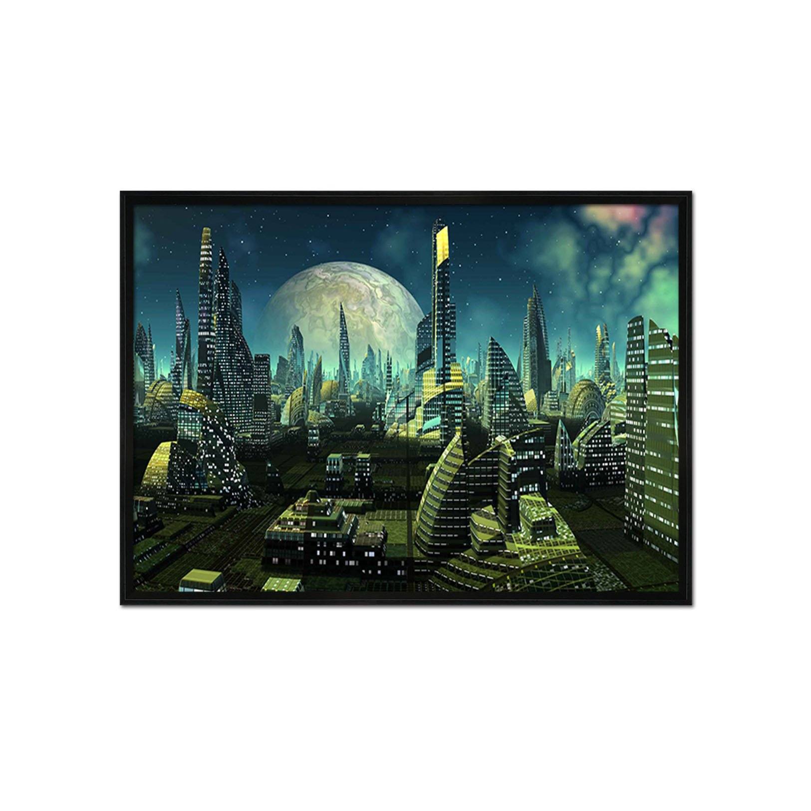 3D High Ttech 019 Fake Framed Print Painting Wallpaper AJ Creativity Home 