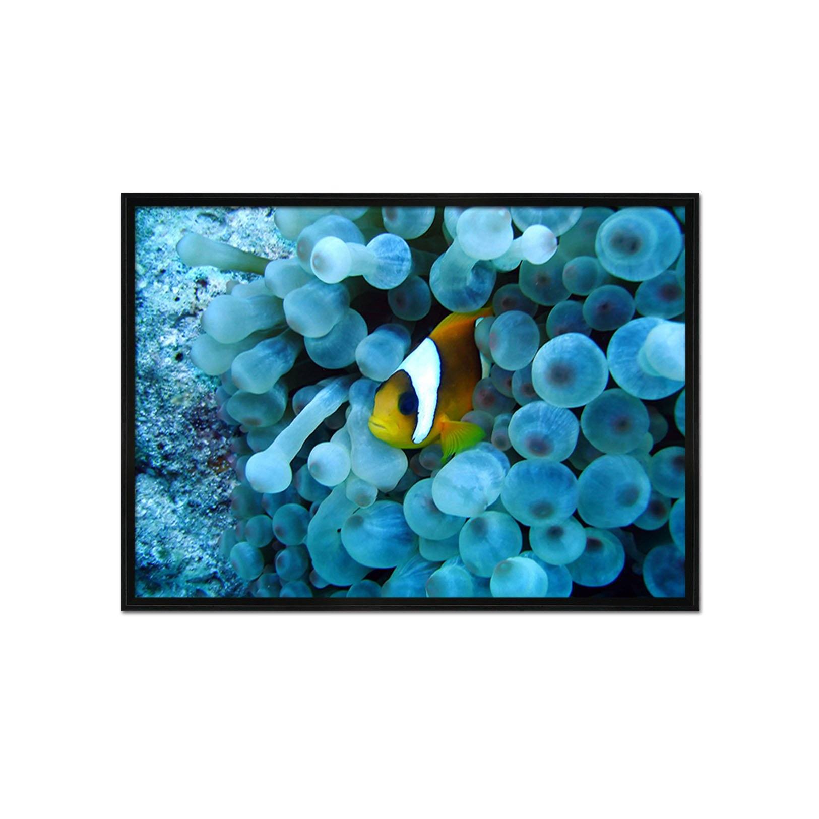 3D Submarine Fish 053 Fake Framed Print Painting Wallpaper AJ Creativity Home 