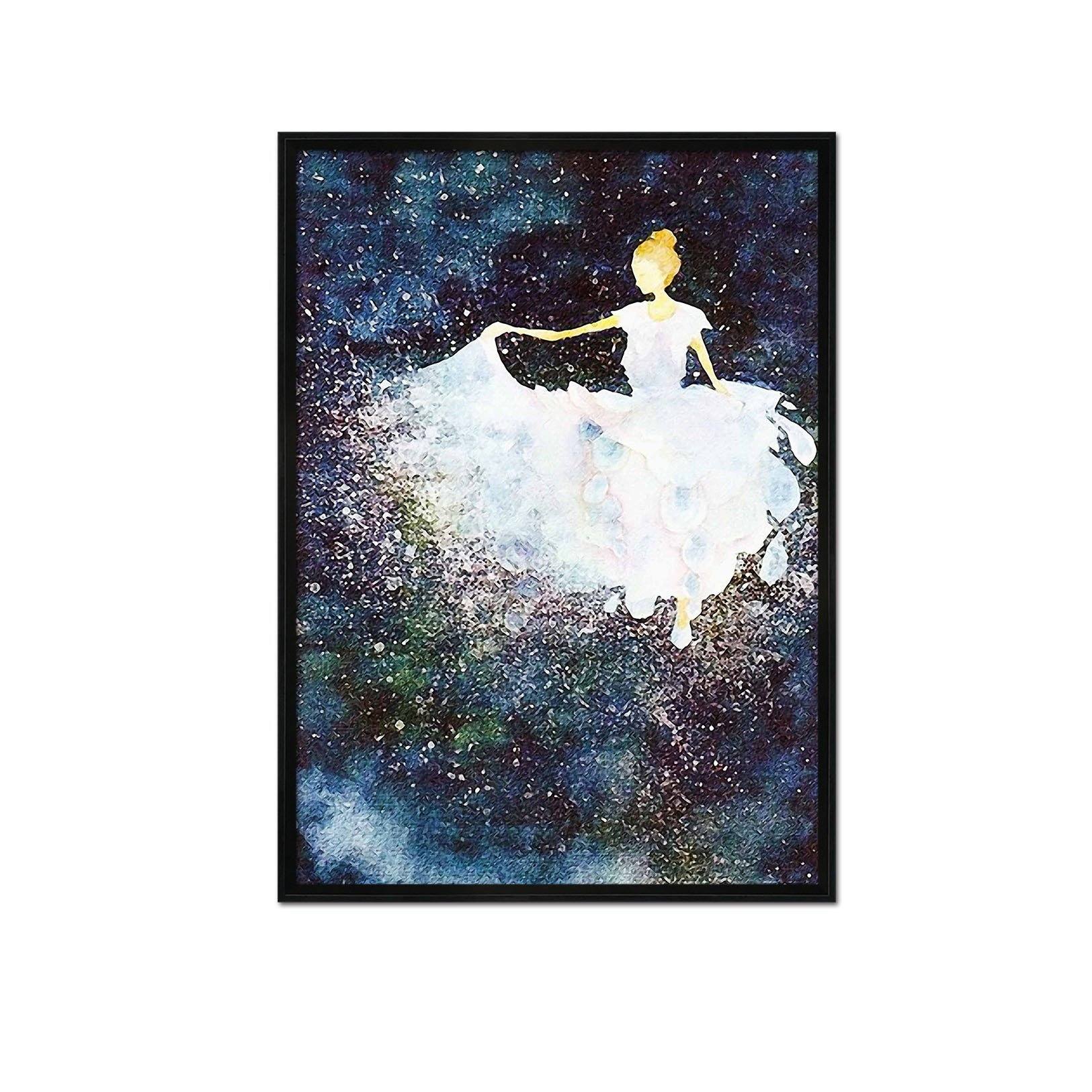 3D Little Princess 089 Fake Framed Print Painting Wallpaper AJ Creativity Home 