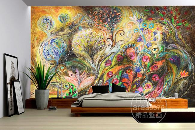 3D Abstract Splash Painting 225 Wall Murals Wallpaper AJ Wallpaper 2 