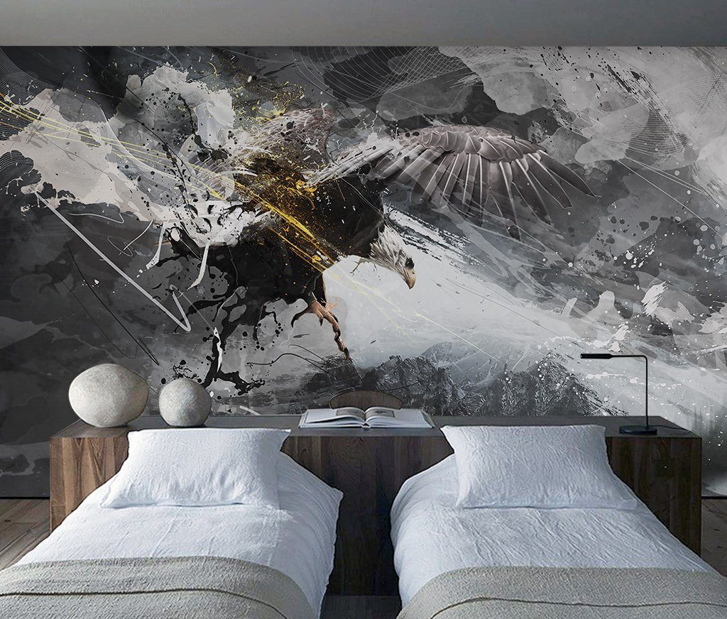 3D Eagle 311 Wall Murals Wallpaper AJ Wallpaper 2 