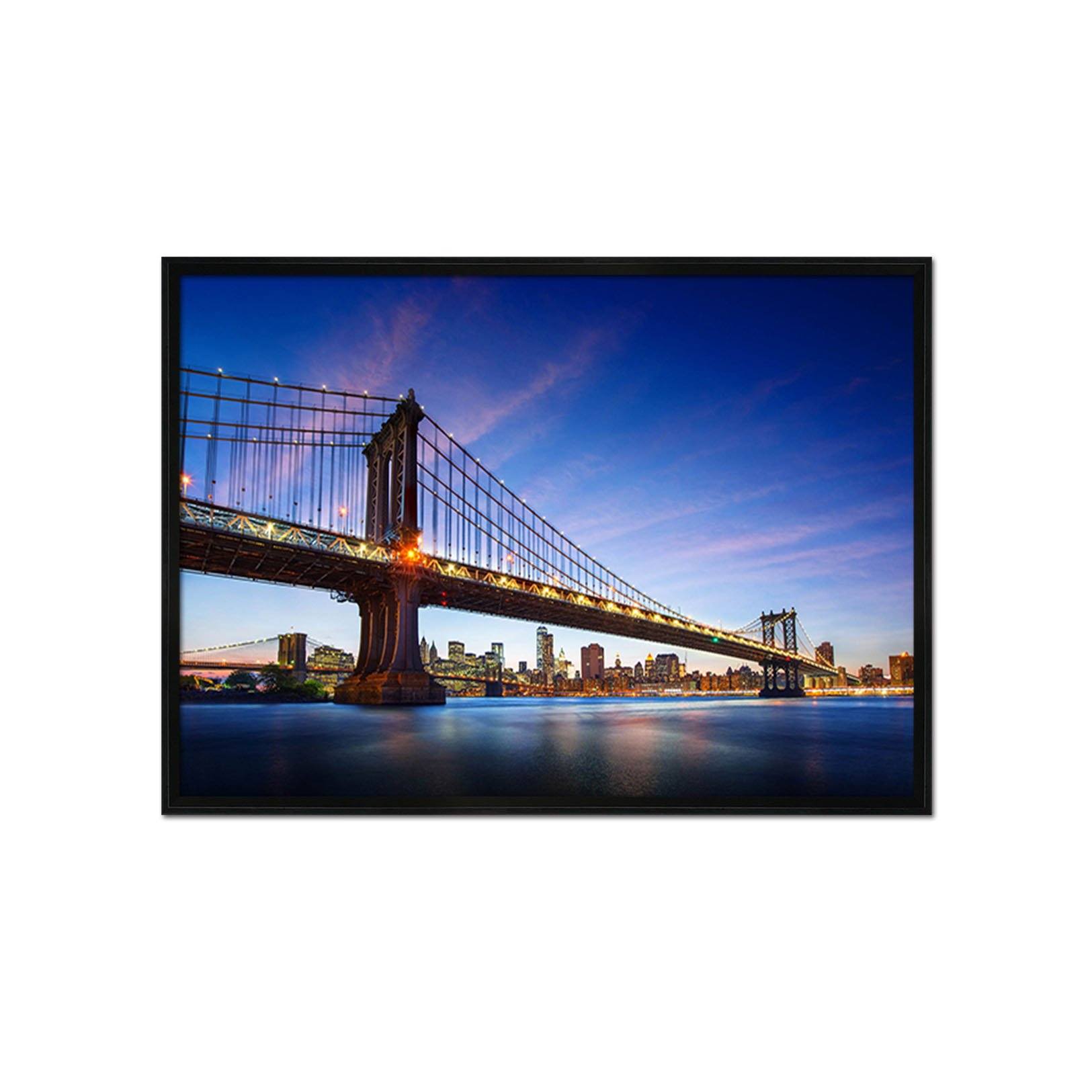 3D Sea Bridge 155 Fake Framed Print Painting Wallpaper AJ Creativity Home 