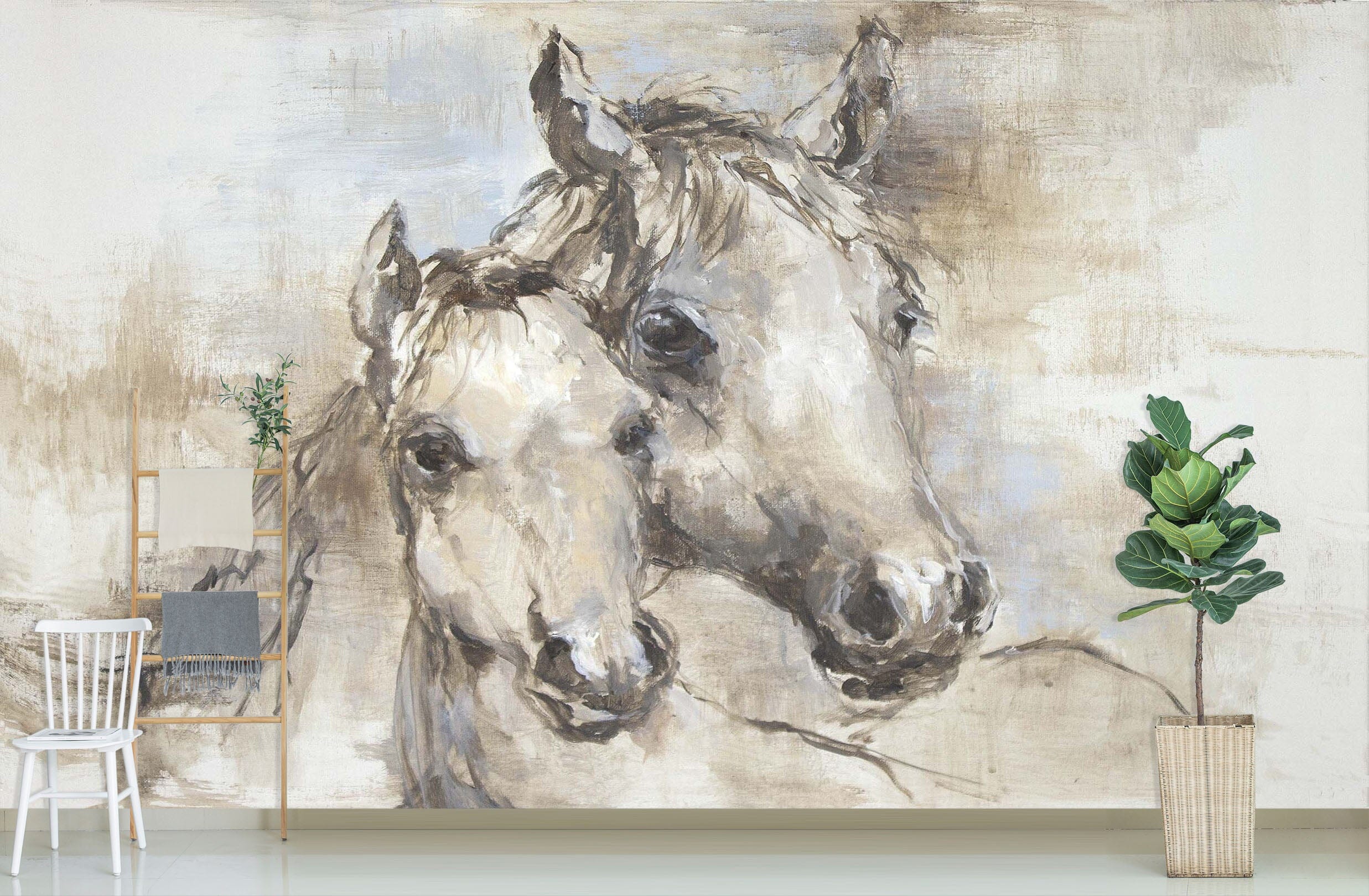 3D Painting Horse 1399 Debi Coules Wall Mural Wall Murals Wallpaper AJ Wallpaper 2 