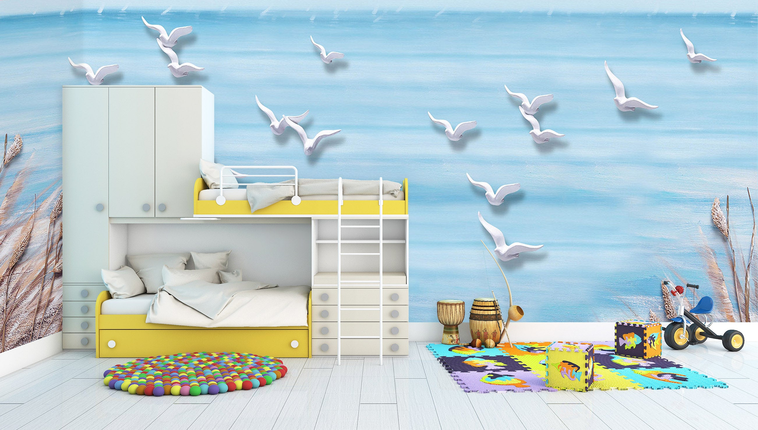 3D Flying Bird 3005 Wall Murals