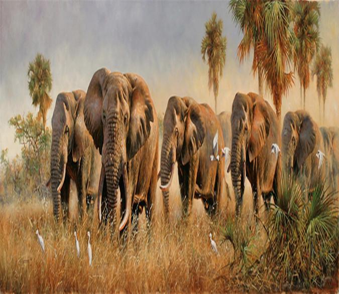 3D Elephants Groups 92 Wallpaper AJ Wallpaper 