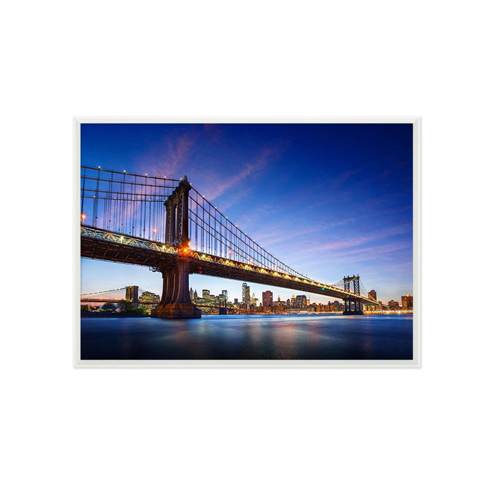 3D Sea Bridge 155 Fake Framed Print Painting Wallpaper AJ Creativity Home 